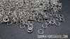 Connecting ring 4mmx0.5mm stainless steel 2g approx. 100 pcs