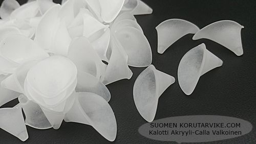 Kalotti Akryyli-Calla valkoinen 10kpl