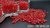 Seed beads 4mm röd AB 25g ca 320st
