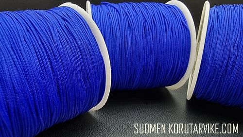 Nylon thread 0,8mm electric blue 10m