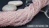Lasihelmi kristalli Bicone 3mm pinkki nauha