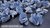 Tasseliriipus Flower sininen 2kpl