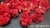 Tasseliriipus Flower punainen 2kpl